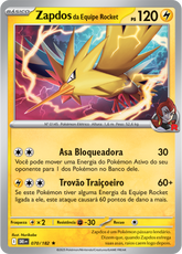 Zapdos da Equipe Rocket - Pokémon TCG - MoxLand